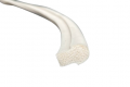 Ajtótömítés gombafejform. 21x10mm